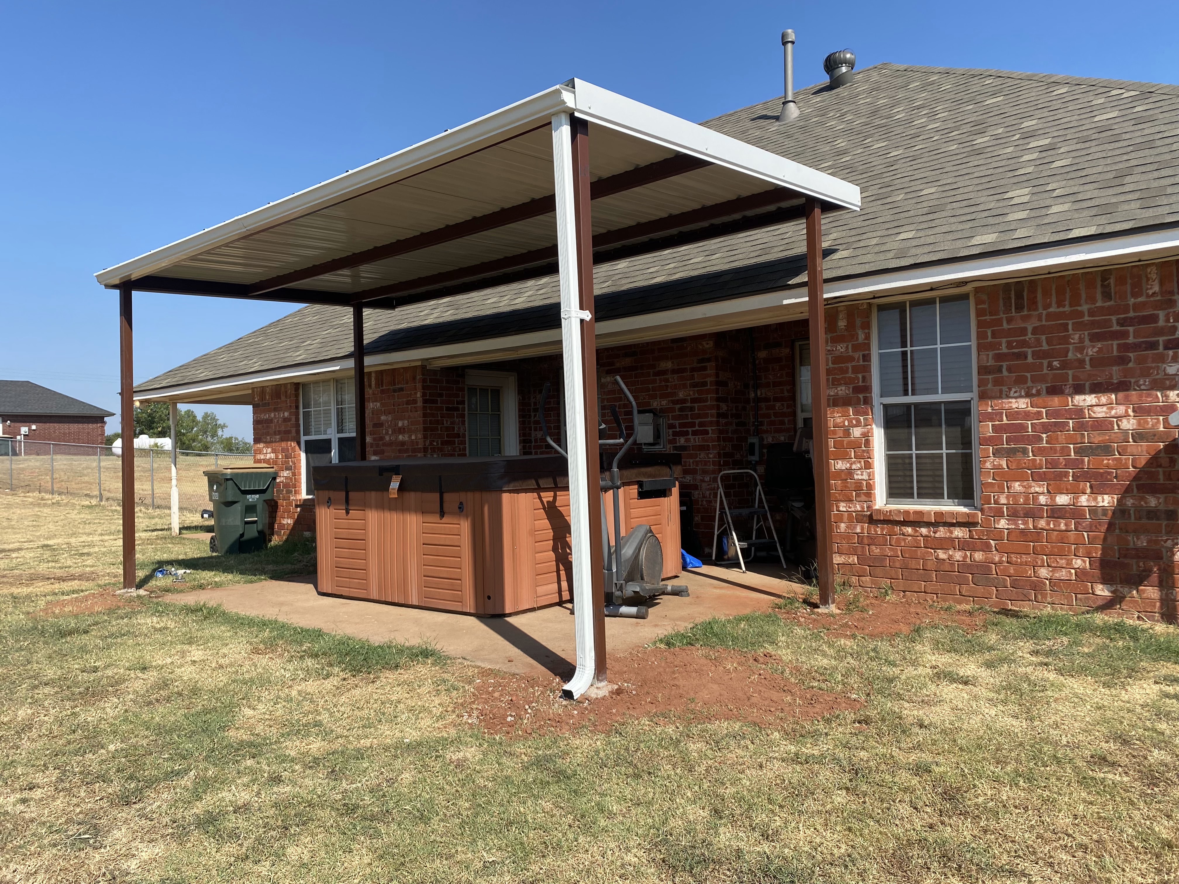 20 by 10 metal patio